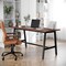 Flash Furniture Redmond 60x24 Conf Tbl w/1in. Thick Dbl Sided Laminate Tbl Top w/PVC and A-Frame Steel Bse, Walnut MT-M6024-WLT-ABF-GG - alternate 1